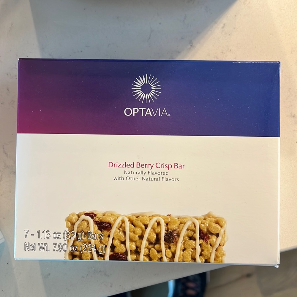 OPTAVIA Fueling Drizzled Berry Crisp Bar 7 servings NEW